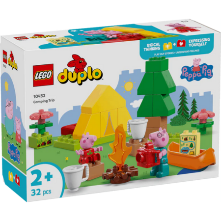 Lego Duplo 10452 Peppa Pig Camping Trip Toy for Toddlers Ages 2 and Up