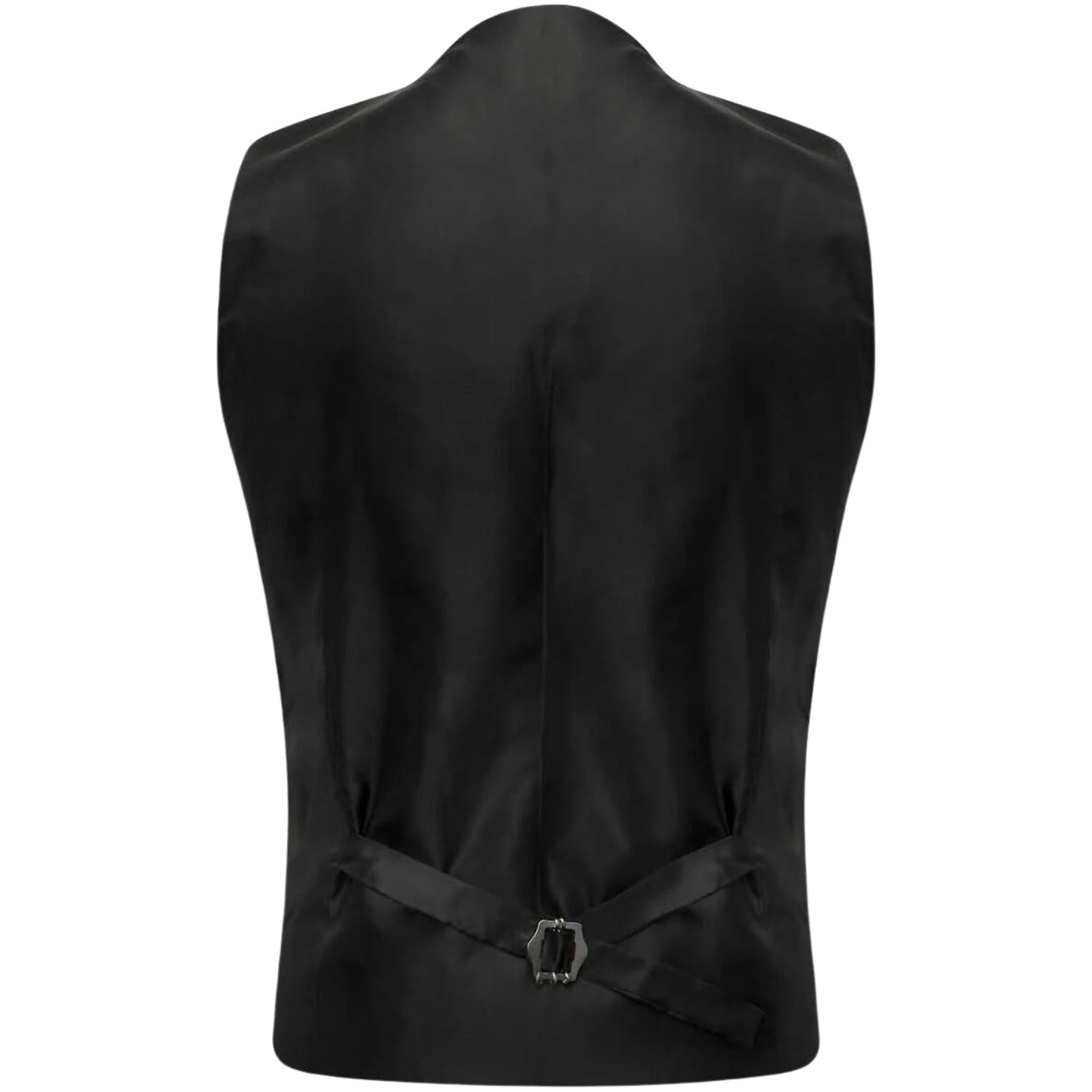Men’s Black Sequin Waistcoat – Formal Party Vest with Satin Lapel for Wedding, Prom, Stage, Show