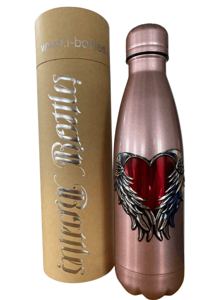 Water Bottle - Stainless Steel and Reusable - Black
