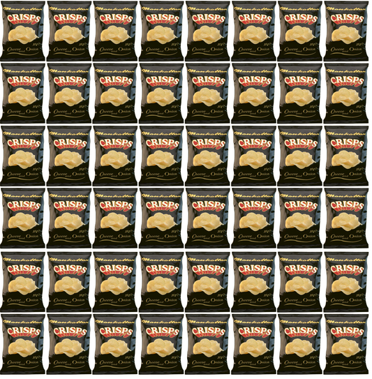 48 x Manhattan Crisps Cheese And Onion 35G
