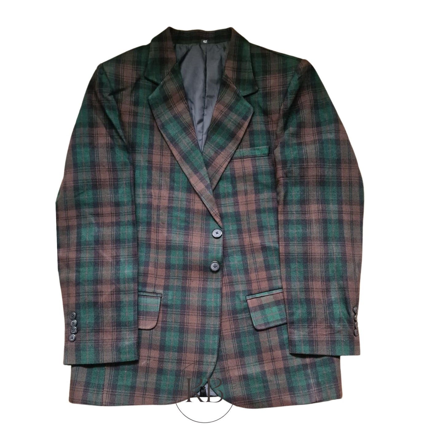 Brown Watch Highland Scottish Men's Tartan Kilt Jacket Dinner Jacket