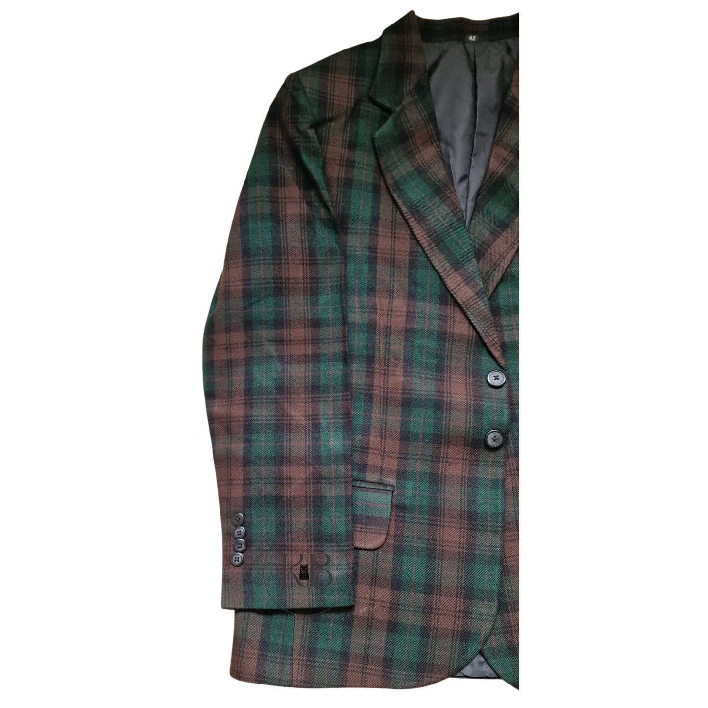Brown Watch Highland Scottish Men's Tartan Kilt Jacket Dinner Jacket