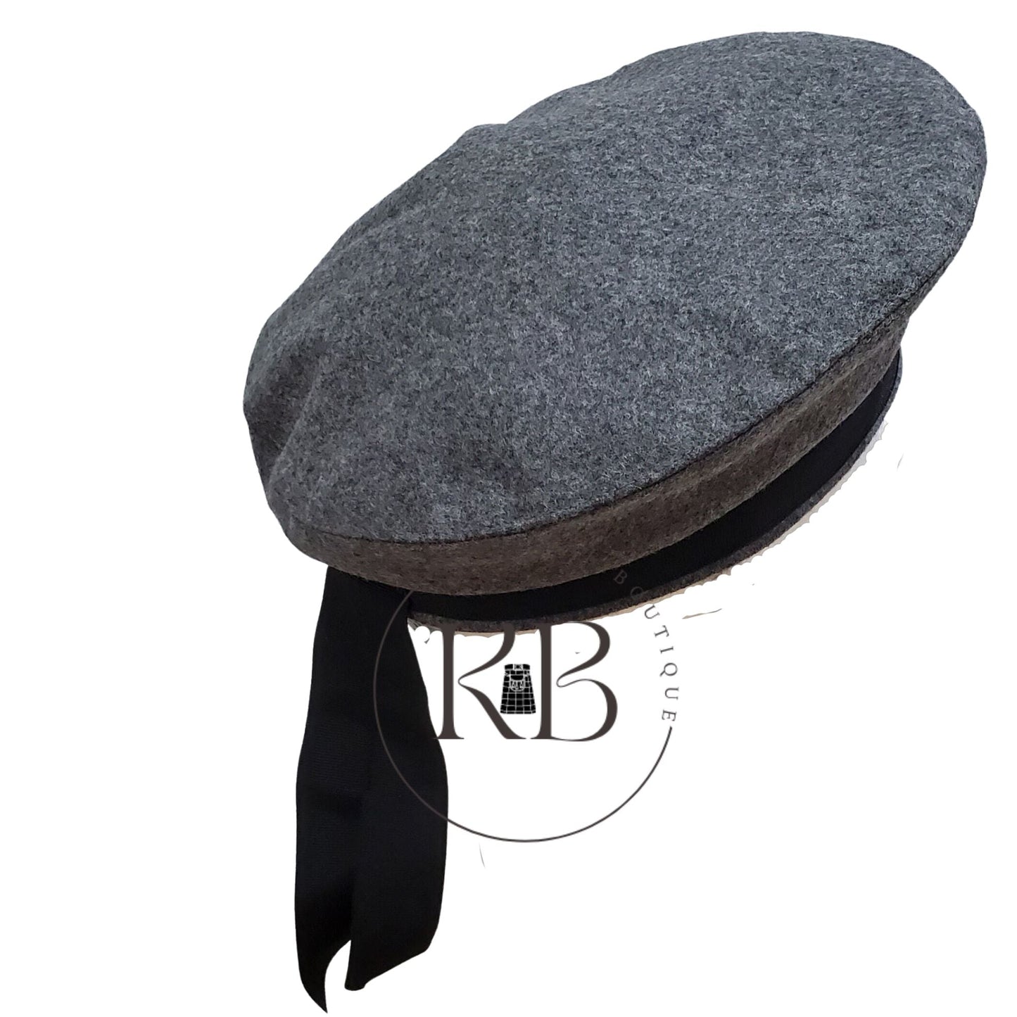 Irish Caubeen Hat Military Bonnet Beret Wool Hat, slouchy hat, Tam O Shanter Hat