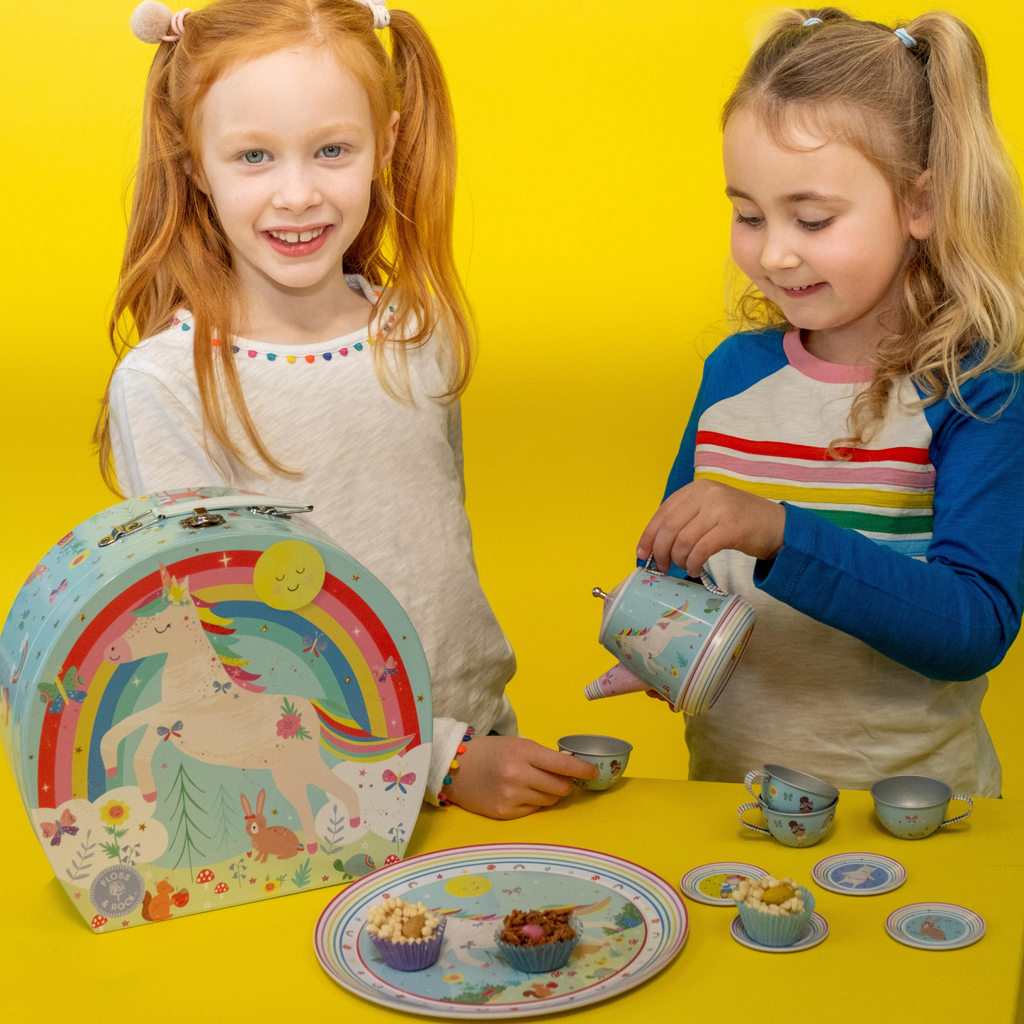 11 Piece Musical Tea Set - Rainbow Fairy