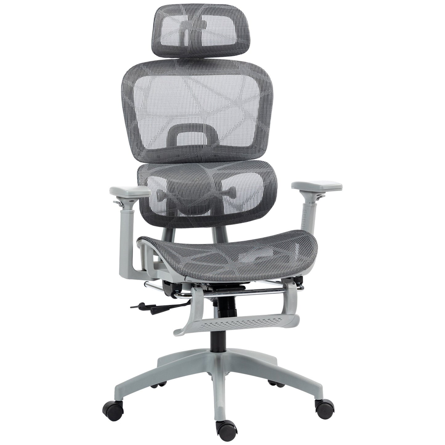 HOMCOM Ergonomic Office Chair Swivel Computer Chair with 3D Armrest