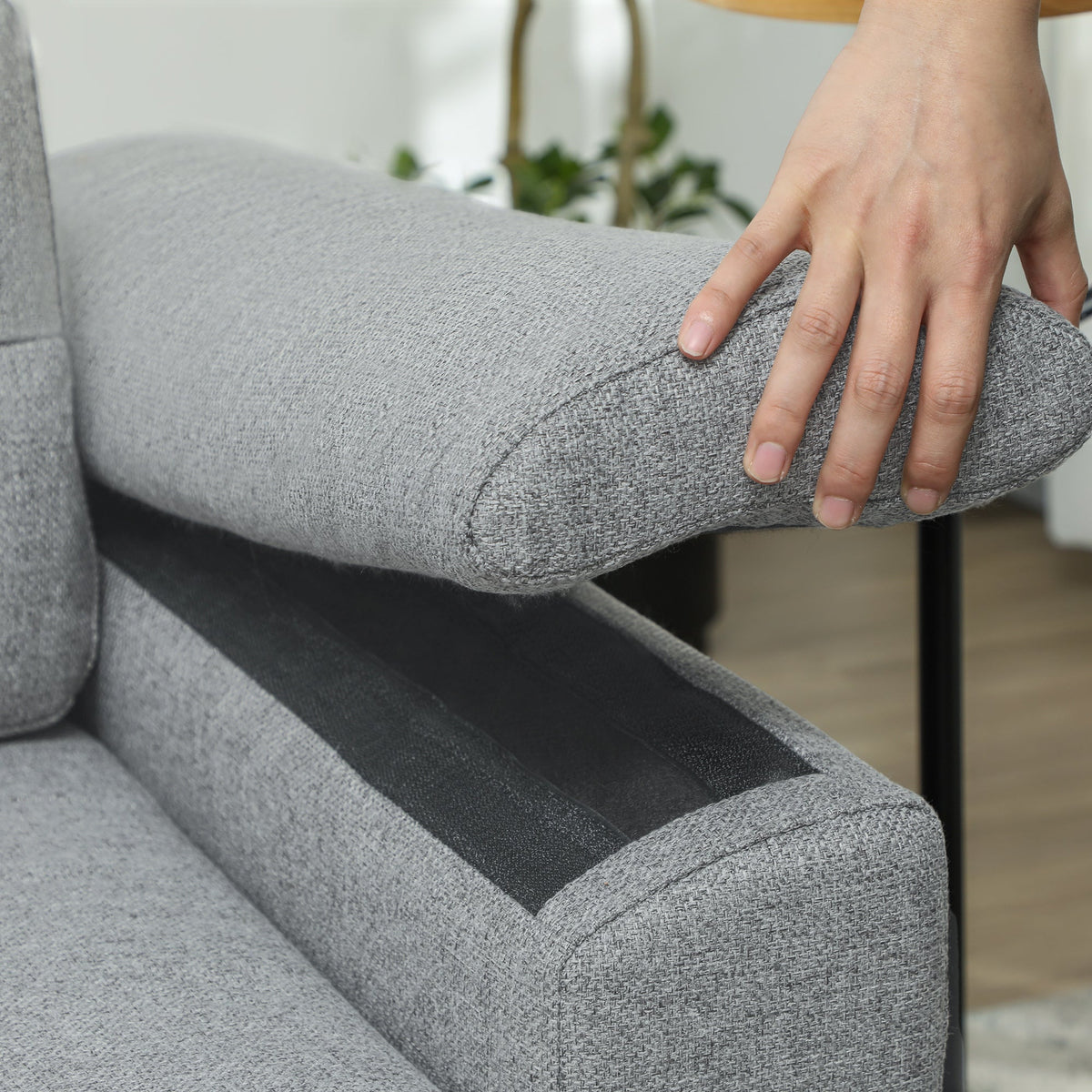 HOMCOM Click Clack Sofa Bed 2 Seater Sofa Bed for Living Room