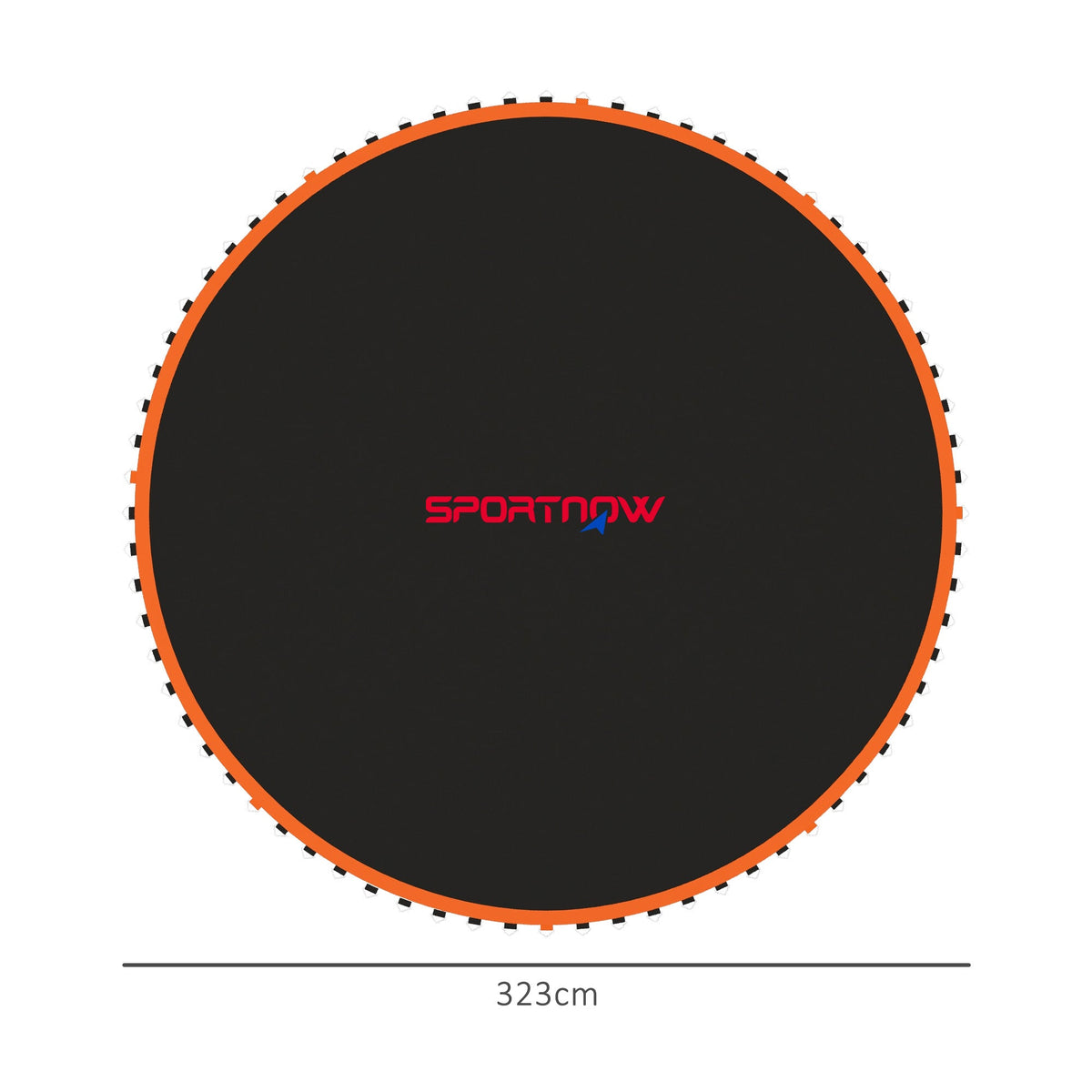 SPORTNOW Trampoline Mat with 72 V-Hooks, for 12ft Trampoline
