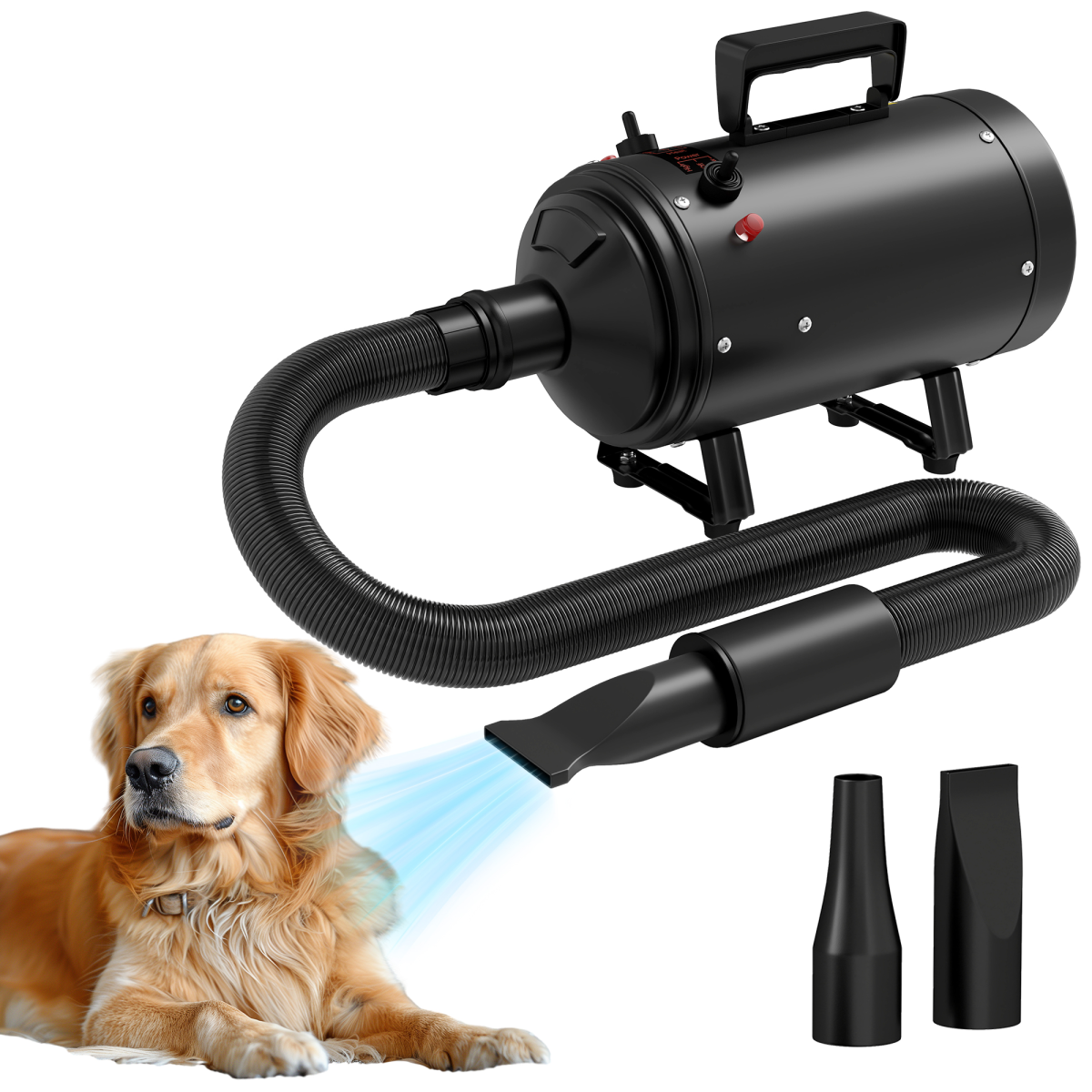 PawHut 2200W Dog Hair Dryer with Adjustable Temperature & Velocity