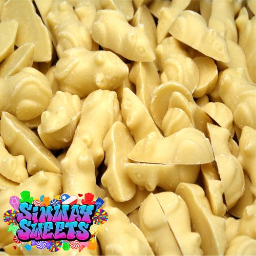 Giant White Chocolate Mice Simway Sweets