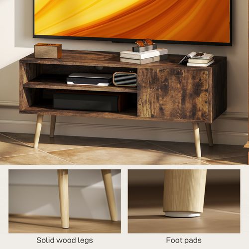 HOMCOM TV Unit Cabinet for TVs up to 55Inches with Cupboard Shelves