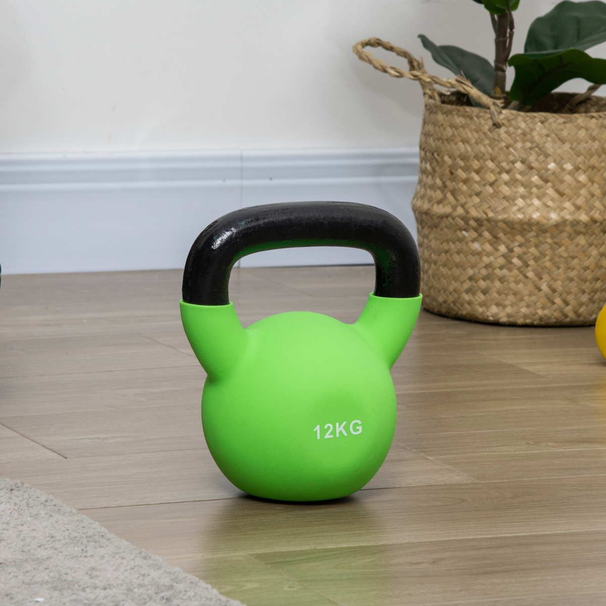 HOMCOM 8KG Kettlebell with Soft Body and Non-Slip Handle