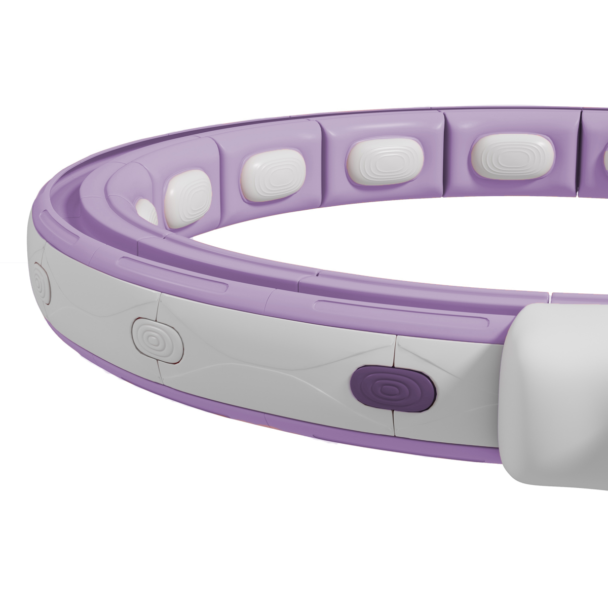 SPORTNOW Smart Weighted Hula Hoop with 16 Detachable Knots