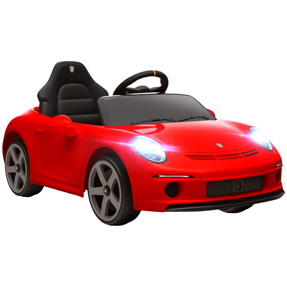 AIYAPLAY Electric Car for Kids 12V Licensed RUF GT for 3-5 Years
