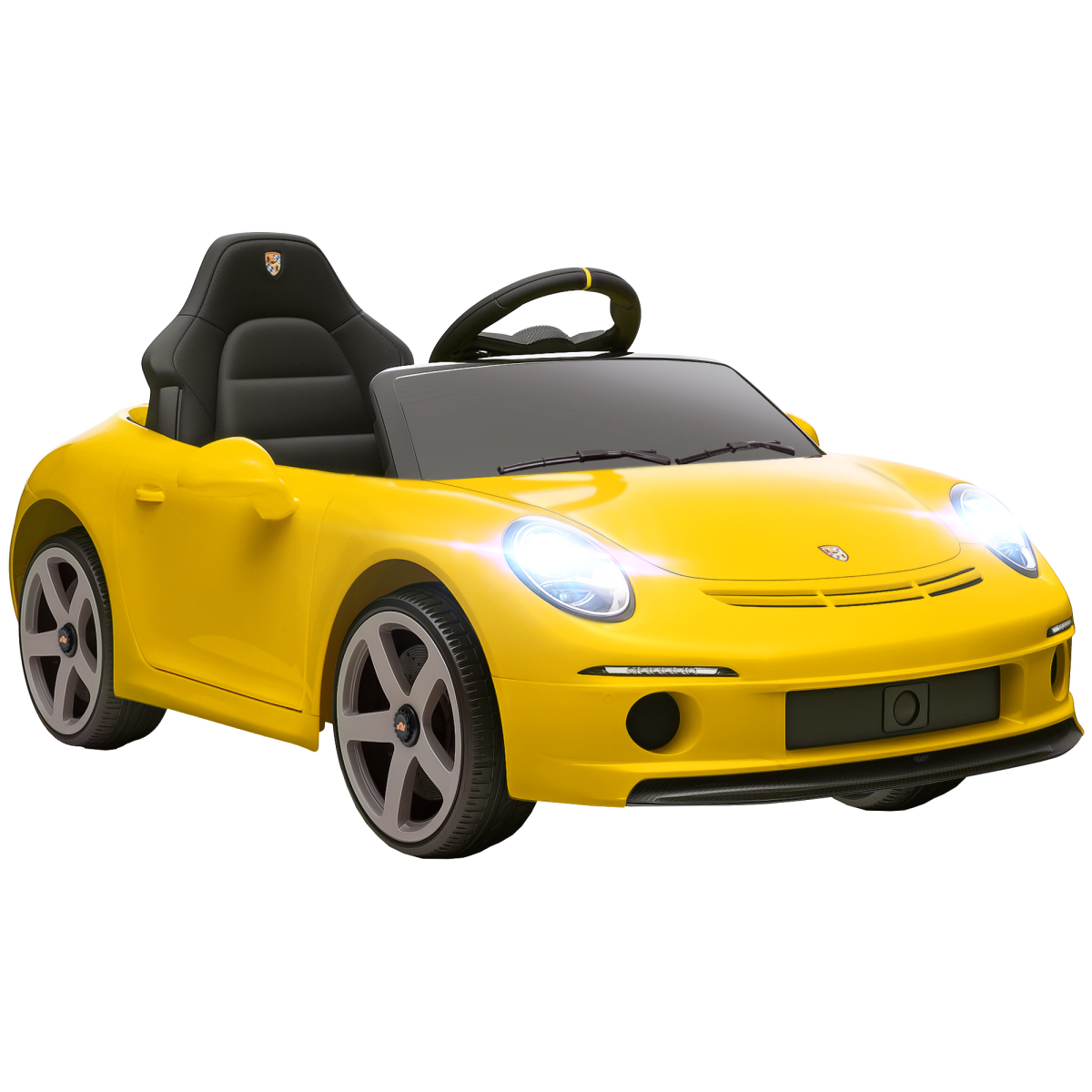 AIYAPLAY Electric Car for Kids 12V Licensed RUF GT for 3-5 Years