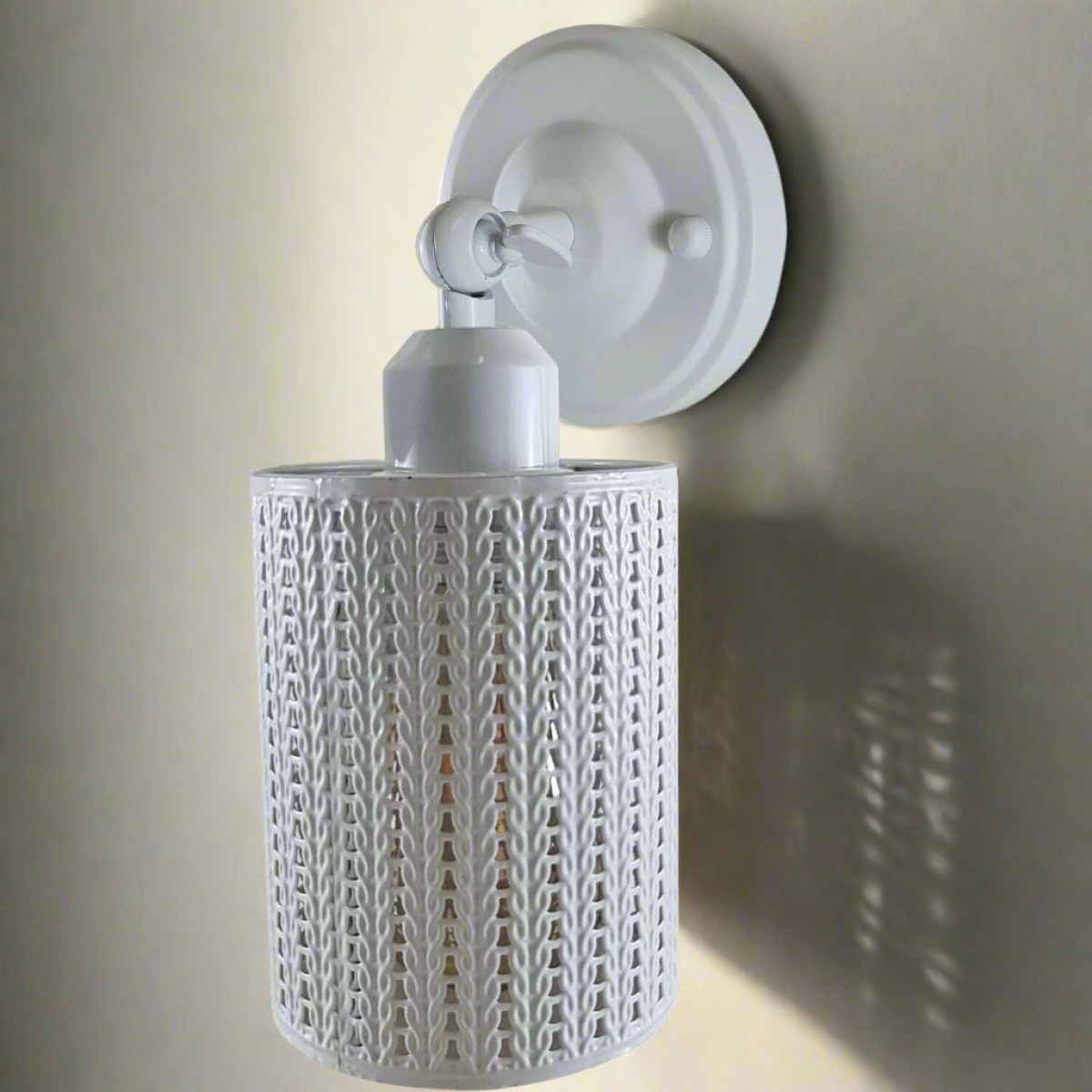 White Vintage Retro Wall Sconce Adjustable E27 Indoor Wall Light ~1231