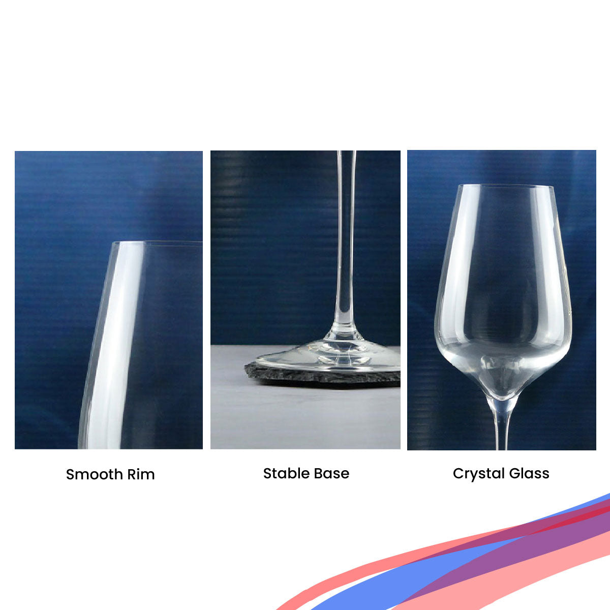 Personalised Engraved Crystal Red Wine Glasses Gift Boxed for Wedding Birthday & Christmas