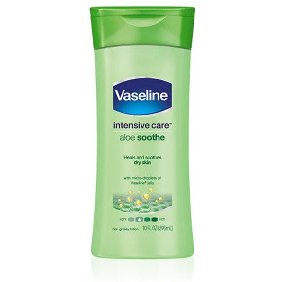 Vaseline Intensive Care Aloe Soothe Lotion for Non-Greasy Hydration & Soothing Dry Skin - 400ml/13.53 oz