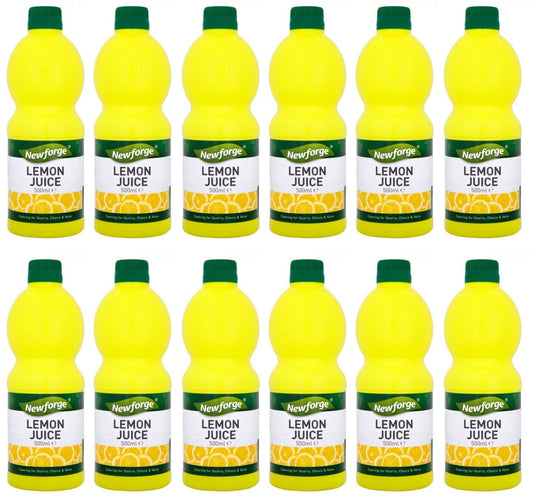 12 x Newforge Lemon Juice 500Ml