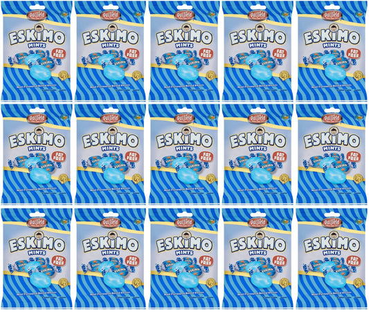 15 x Oatfield Eskimo Mint Flavoured Boiled Sweets 150G