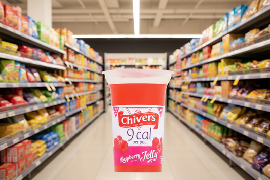 12 x Chivers Raspberry Flavour Jelly 150G
