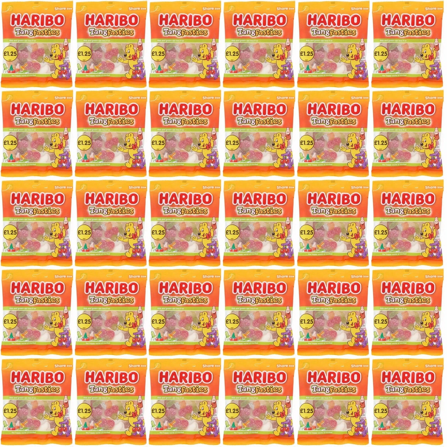 30 x Haribo Tangfastics 140G