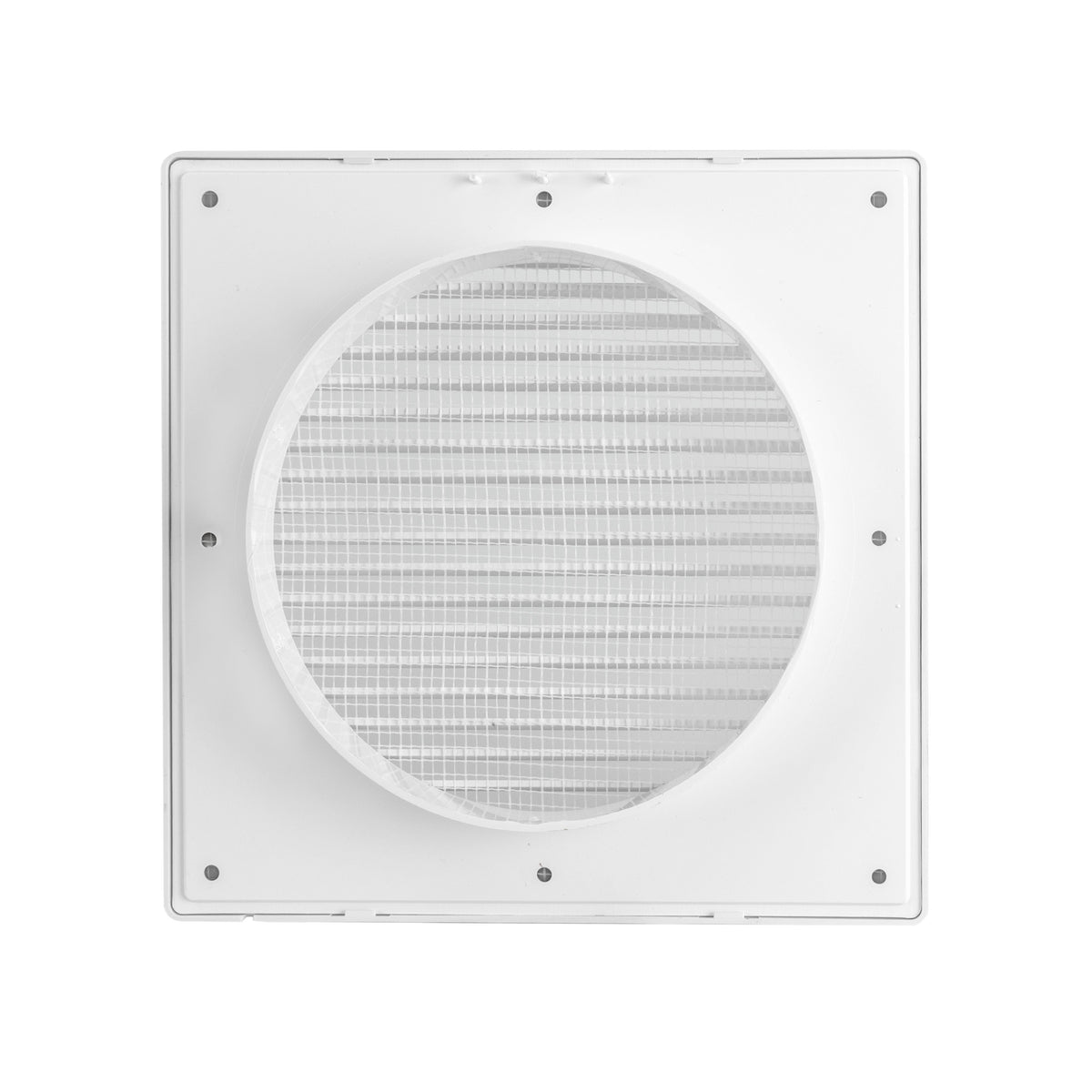 Through Wall Ventilation Kit DL0163 Louvre Vent with Brown External Vent