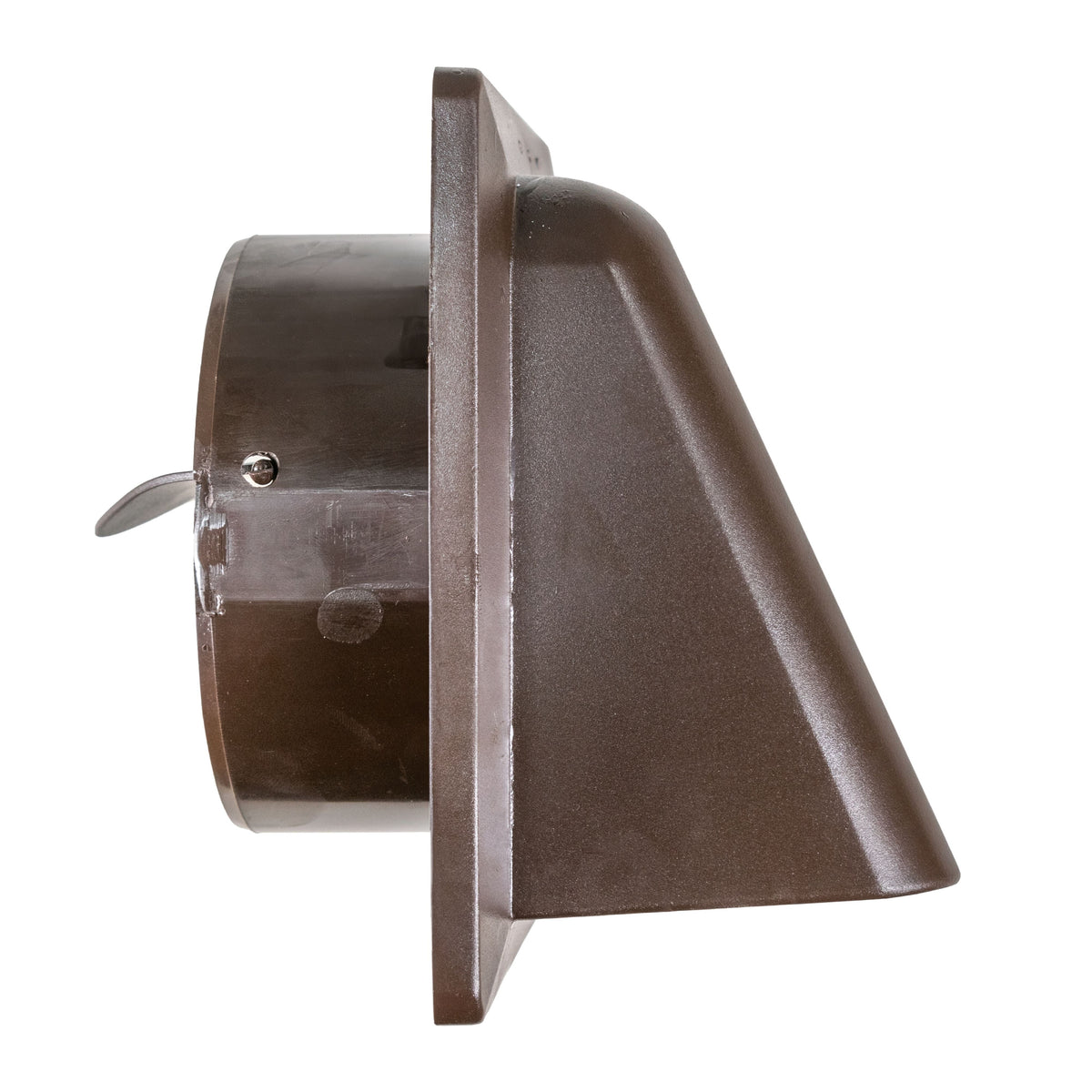 Through Wall Ventilation Kit Round Louvre Vent VC-KRO0184 with Brown External Vent