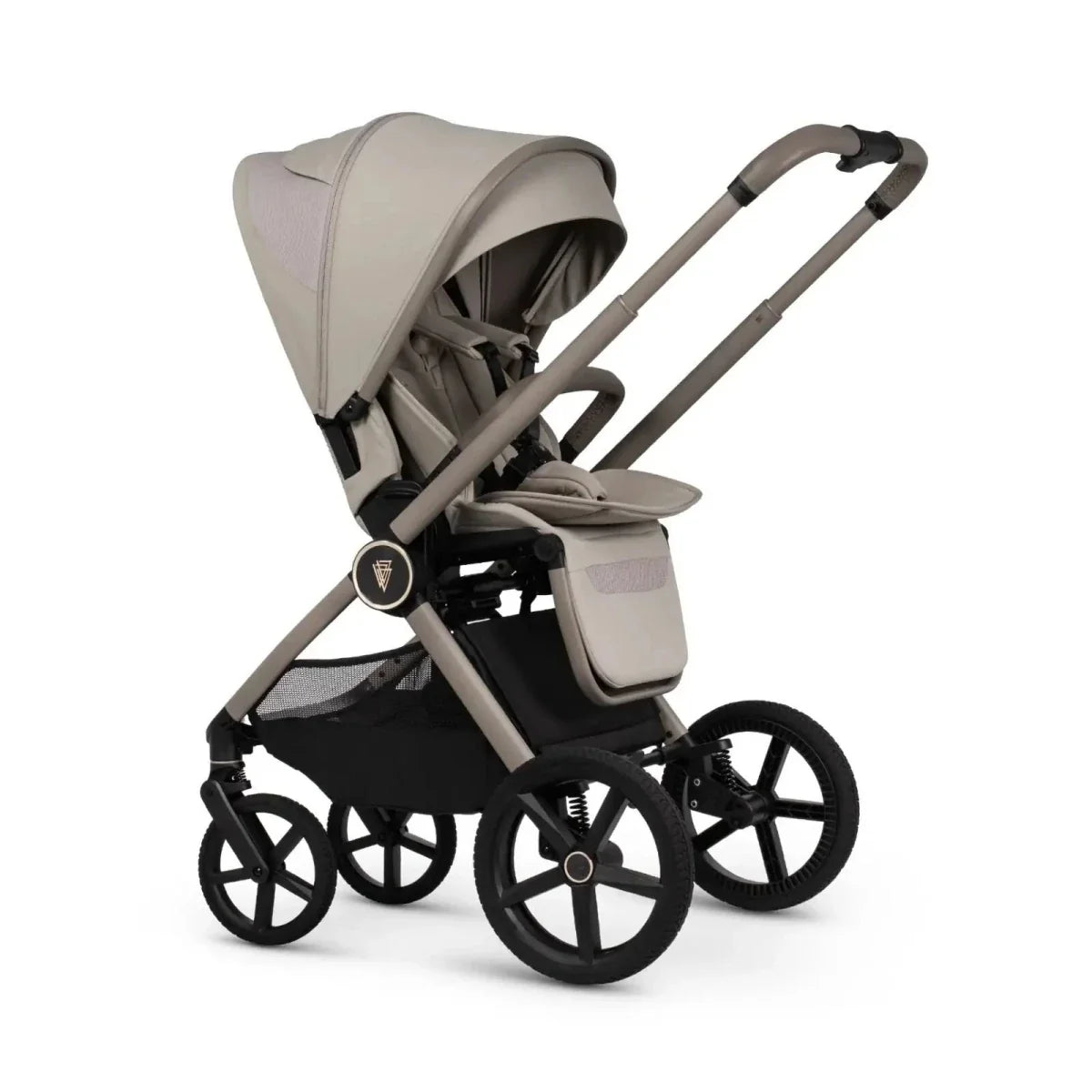 Venicci Upline 3 3-in-1 12 piece Comfort Bundle - Black/Pebble