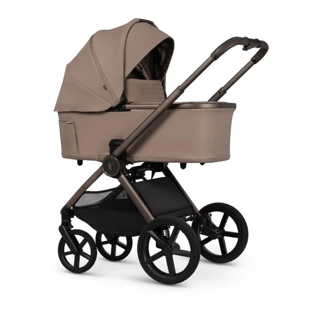 Venicci Upline 3 3-in-1 12 piece Comfort Bundle - Black/Sand
