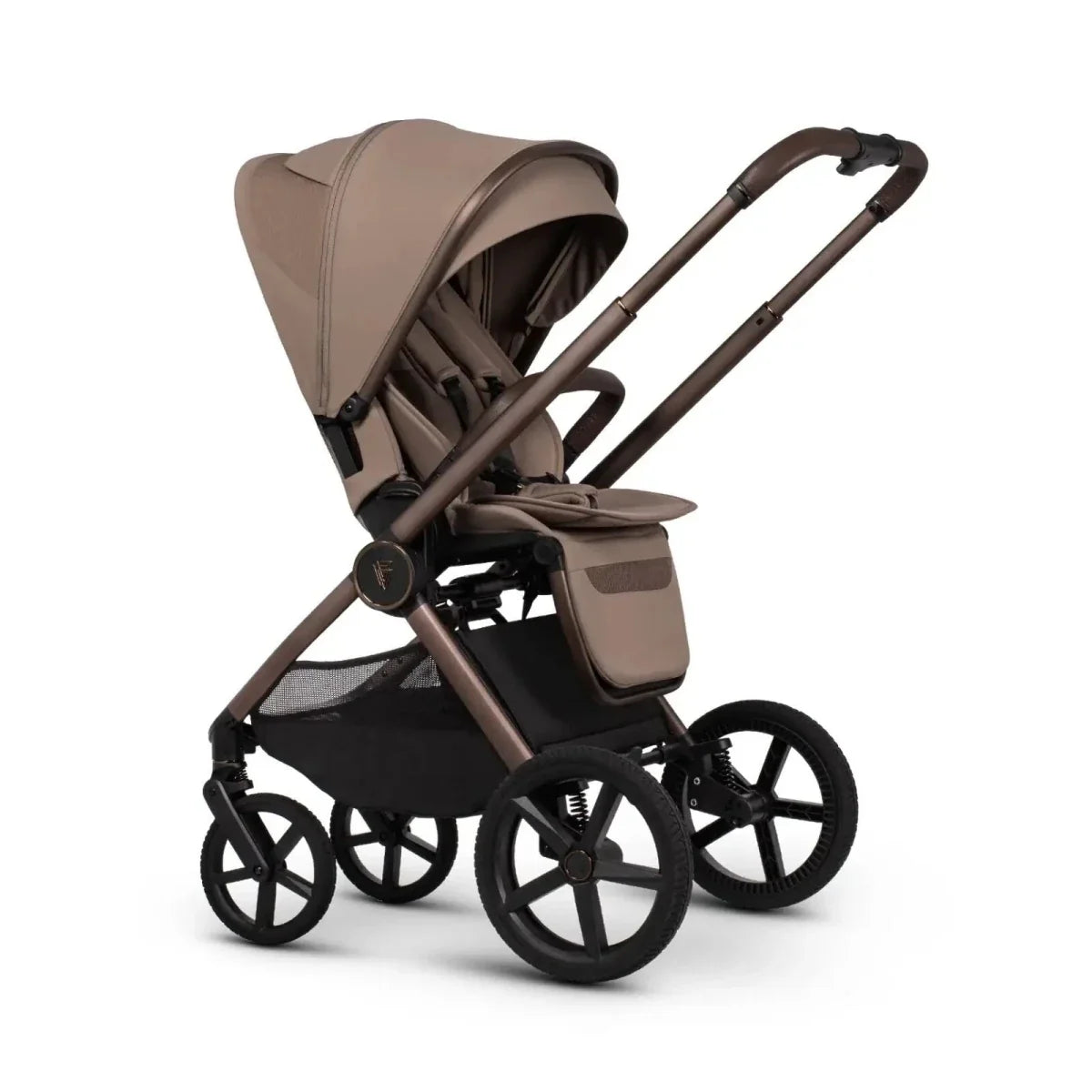 Venicci Upline 3 3-in-1 12 piece Comfort Bundle - Black/Sand