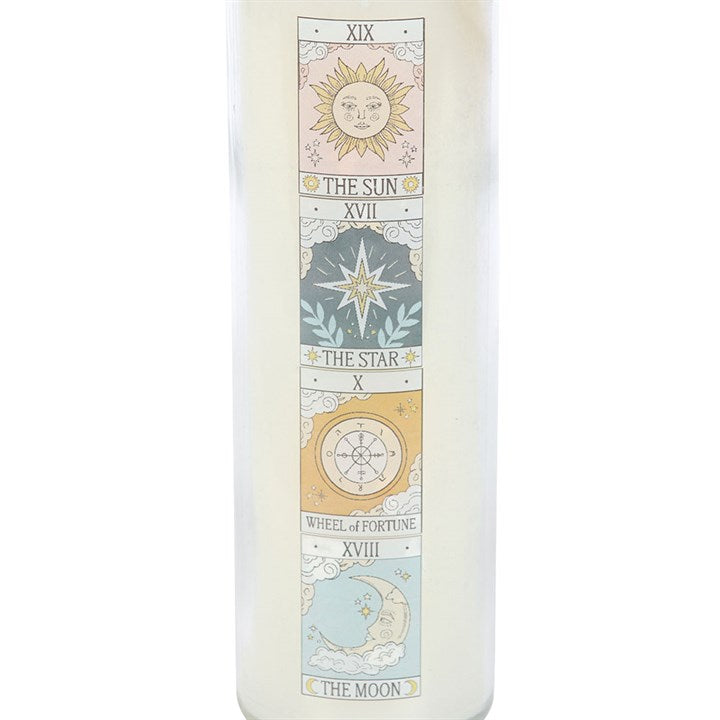 Vintage Tarot Rose Tube Candle