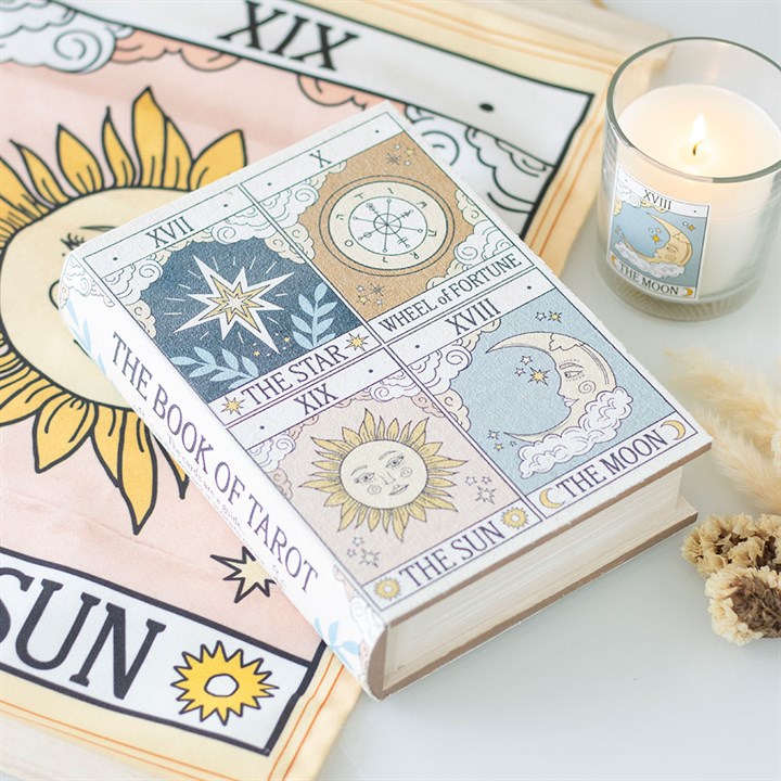 Vintage Tarot Book Shaped Storage Box