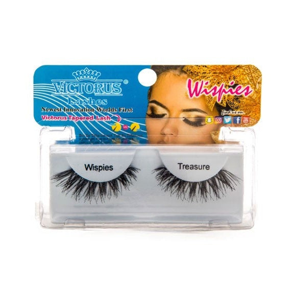 Victorus Wispies Treasure Black Lashes: Voluminous & Fluttery Reusable False Eyelashes for Stunning UK Eyes