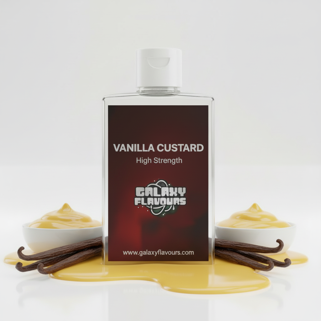 Vanilla Custard Food Flavouring Concentrate – Professional High Strength – 50ml