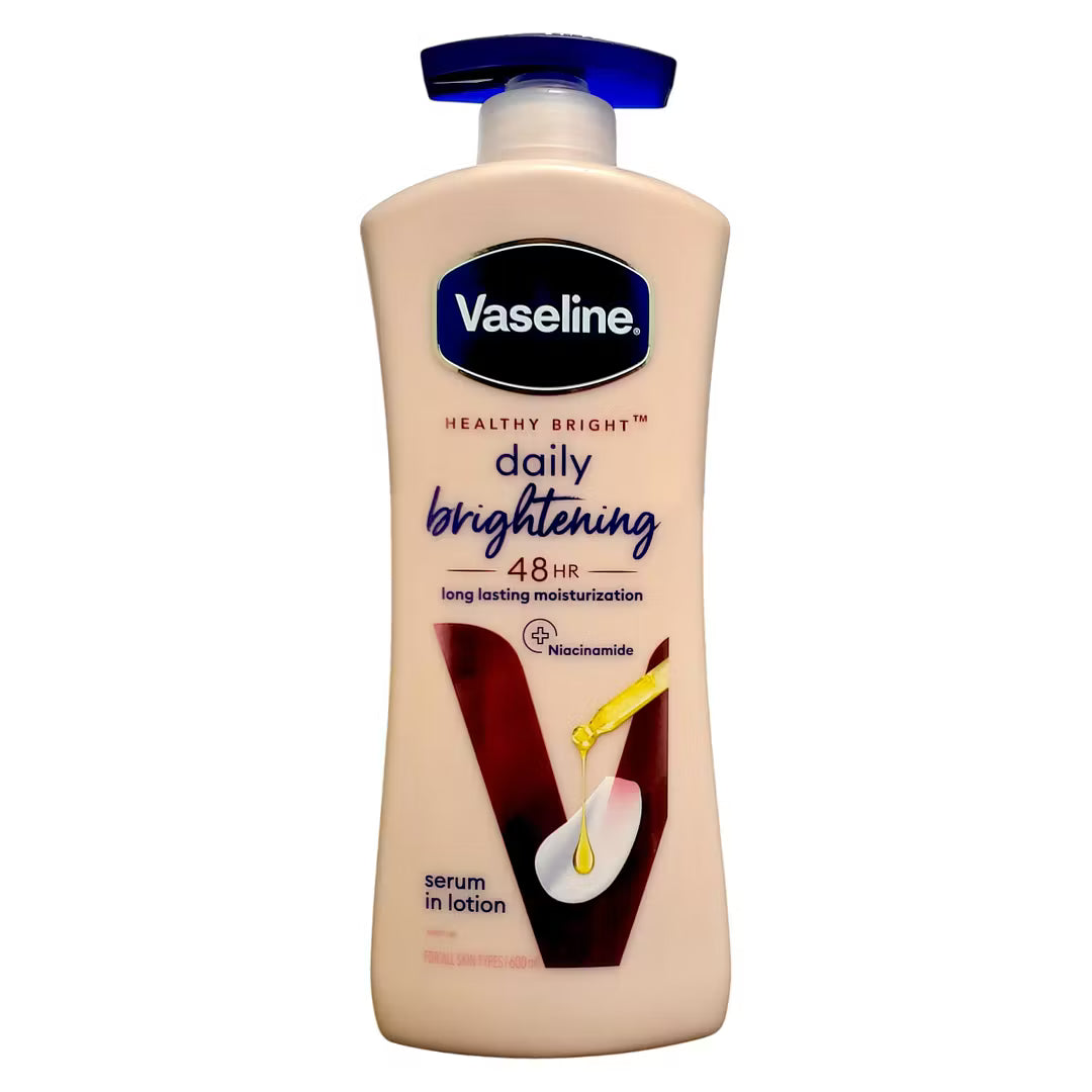 Vaseline Daily Brightening Body Lotion for Radiant, Even Skin Tone 600 ml/20.29 oz