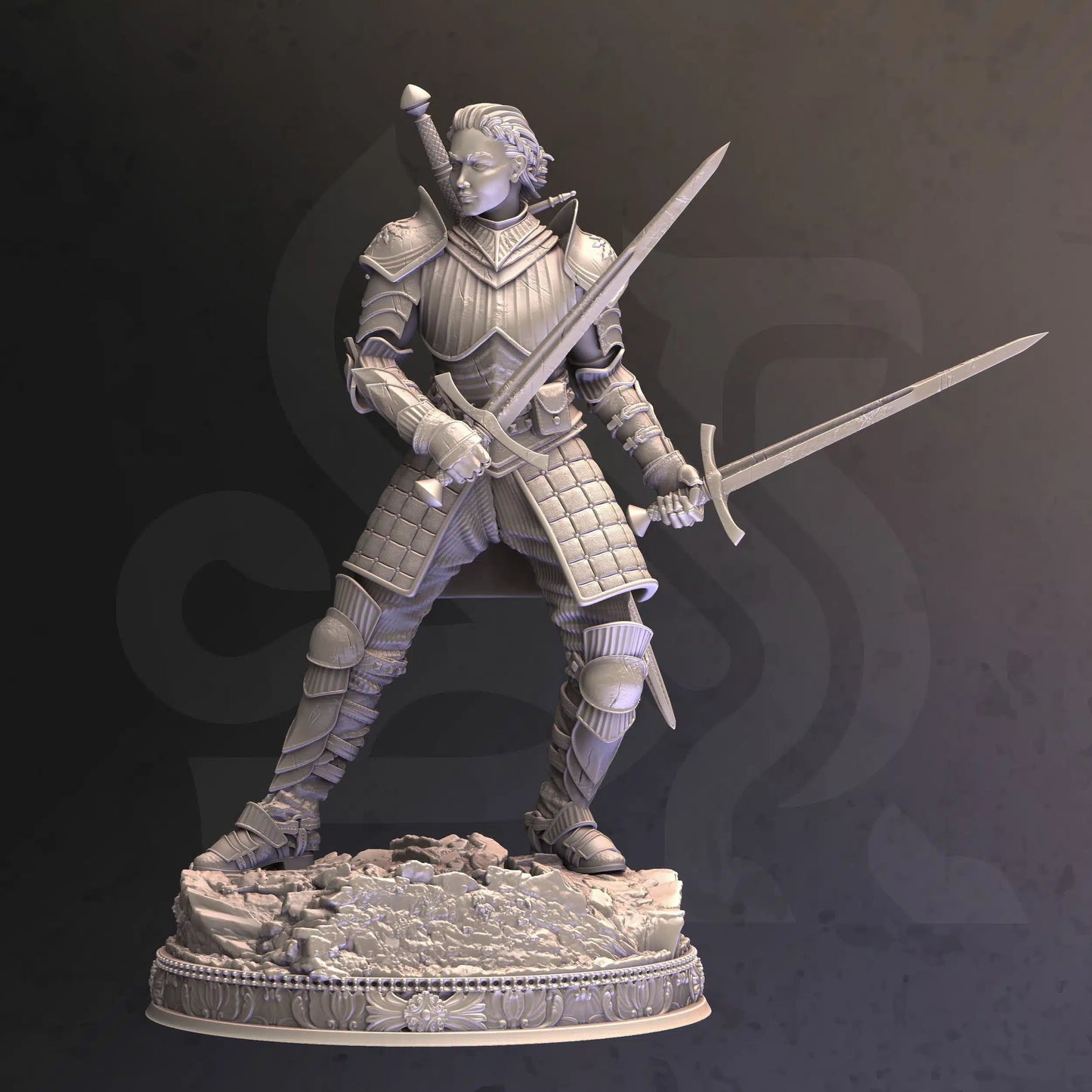 Vera Lanius – Marshall of the Realm - 3D Printed Fighter Character Miniature