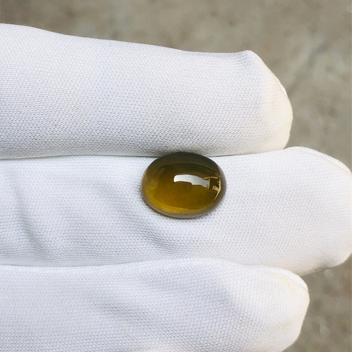 Natural Vesuvianite Solar Gemstone - Vesuvianite Cabochon - 14x10x6mm