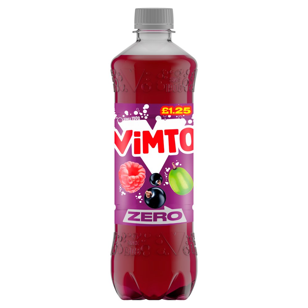 Vimto Sparkling ZERO PMP 500ml (Case of 12)