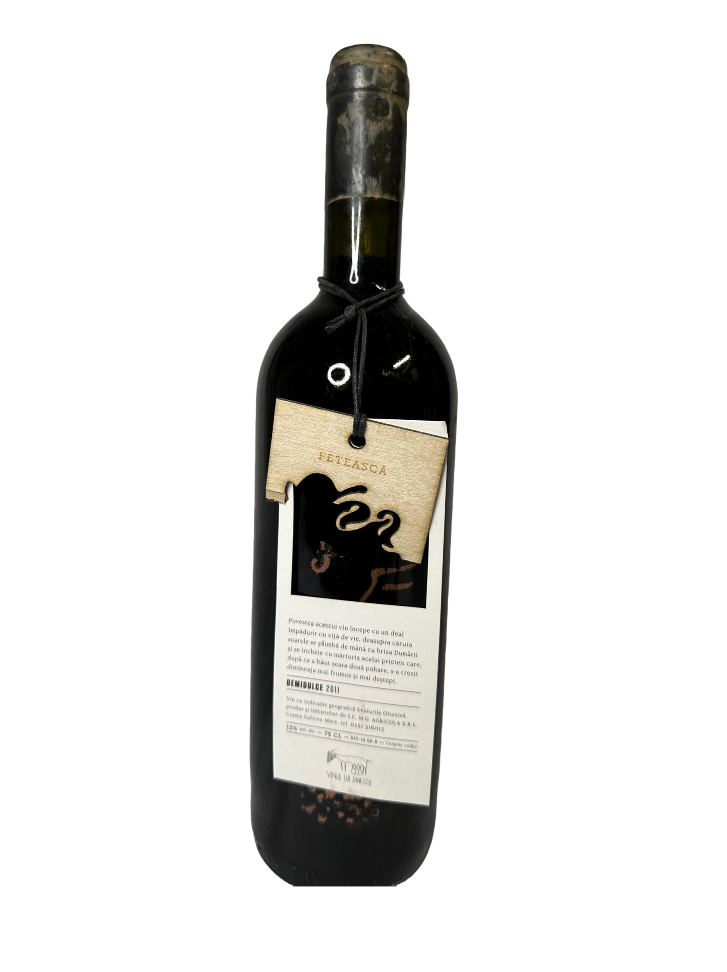 Vinul lui Dinescu Feteasca Neagra (Black Maiden) Red Wine