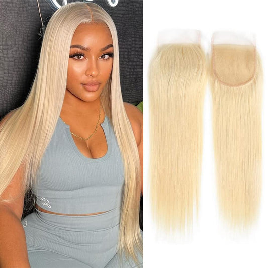 100% Virgin Brazilian Straight Blond Hair Extensions - Luxurious Length & Volume for Stunning Transformations