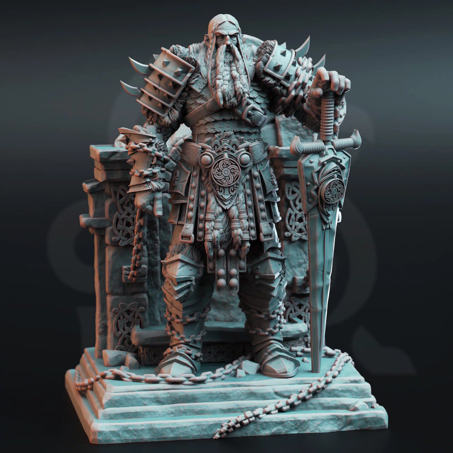 Vurimandi – The Entombed Giant King - 3D Monster Miniature