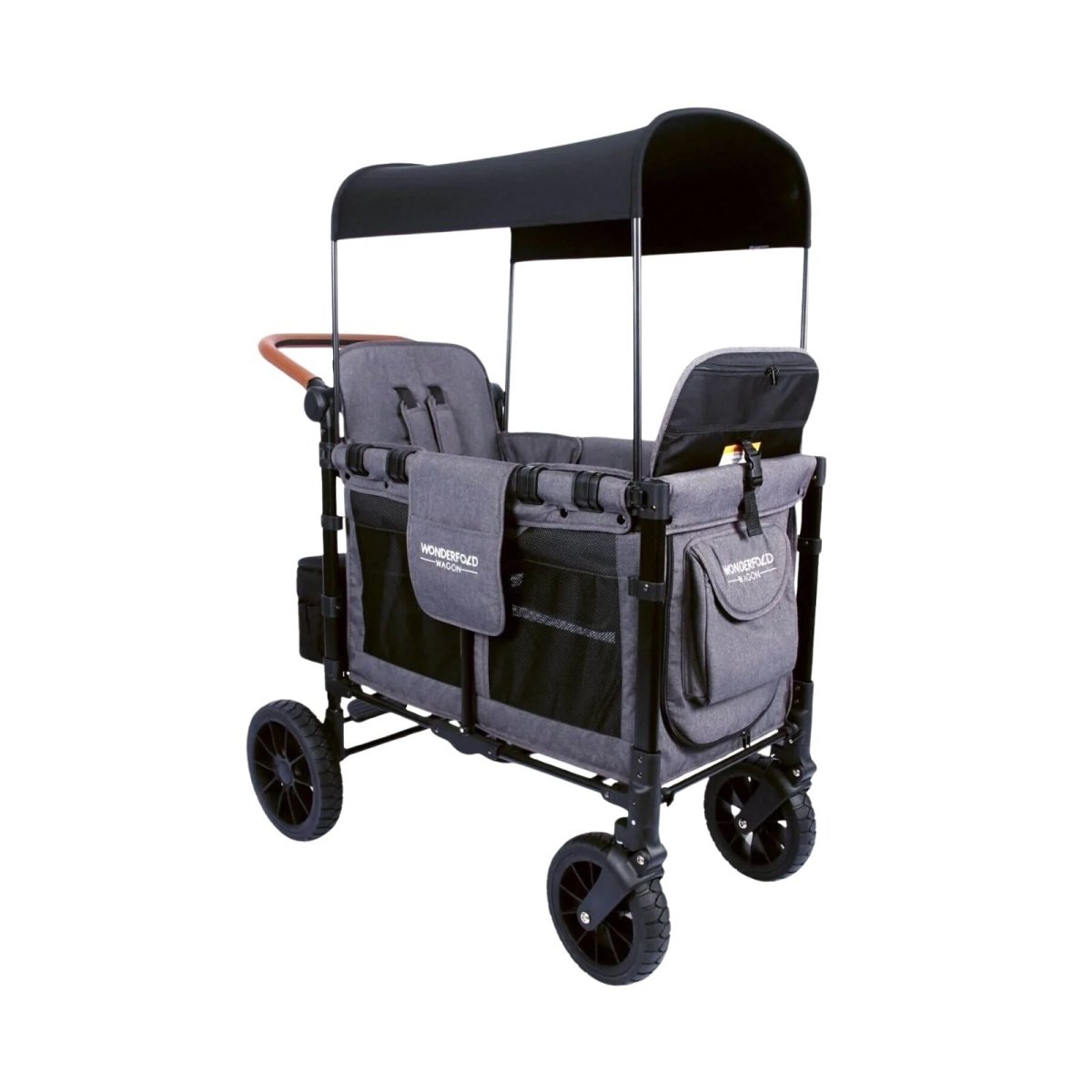 Wonderfold W2 Luxe Double Wagon - Charcoal Grey