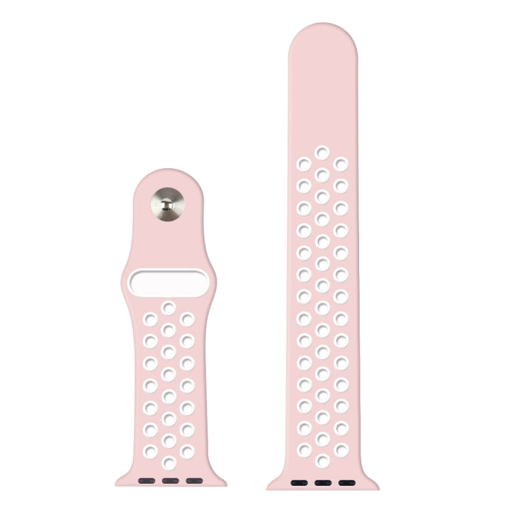 For Apple Watch Series 10 42mm / 9&8&7 41mm / SE 3&SE 2&6&SE&5&4 40mm / 3&2&1 38mm Fashionable Classical Silicone Sport Watch Band(Grey White), WA1230A, WA1230B, WA1230BG, WA1230BH, WA1230BL, WA1230BM, WA1230BR, WA1230BY, WA1230C, WA1230D, WA1230DW    ...