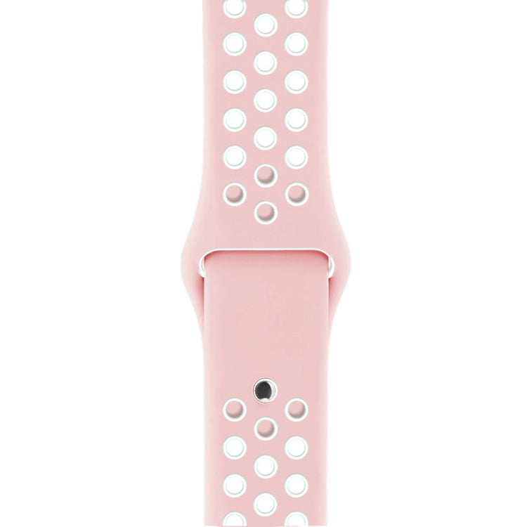 For Apple Watch Series 10 42mm / 9&8&7 41mm / SE 3&SE 2&6&SE&5&4 40mm / 3&2&1 38mm Fashionable Classical Silicone Sport Watch Band(Grey White), WA1230A, WA1230B, WA1230BG, WA1230BH, WA1230BL, WA1230BM, WA1230BR, WA1230BY, WA1230C, WA1230D, WA1230DW    ...