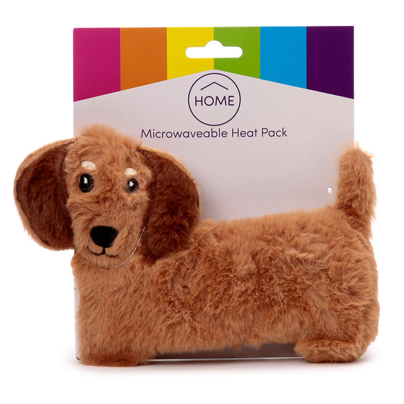 Microwavable Plush Lavender Heat Pack - Sausage Dog