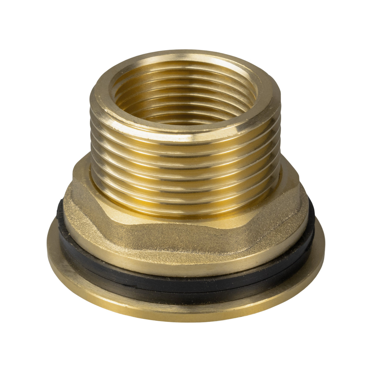 Water Butt Brass Kit 3/4" with Extended Brass Chrome Tap ½” Barb