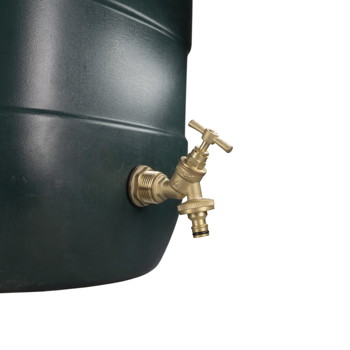 Water Butt Brass Kit 1" with Brass Quick Connect Tap
