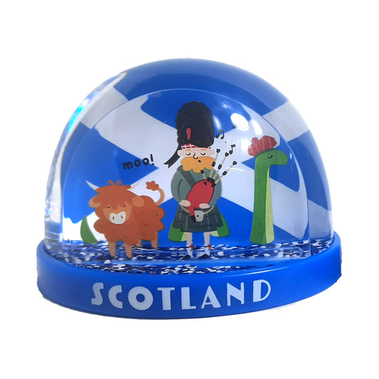 Scotland Souvenir Medium Glitter Snow Storm