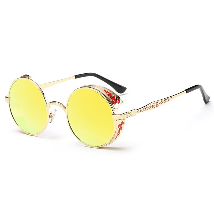 Retro Carved Round Sunglasses, Sunglasses#silver frame ice blue, Sunglasses#silver frame gray sheet, Sunglasses#silver frame white mercury, Sunglasses#rimmed gray tablets, Sunglasses#Tyrant gold box gold, Sunglasses#Gold frame gray sheet               ...