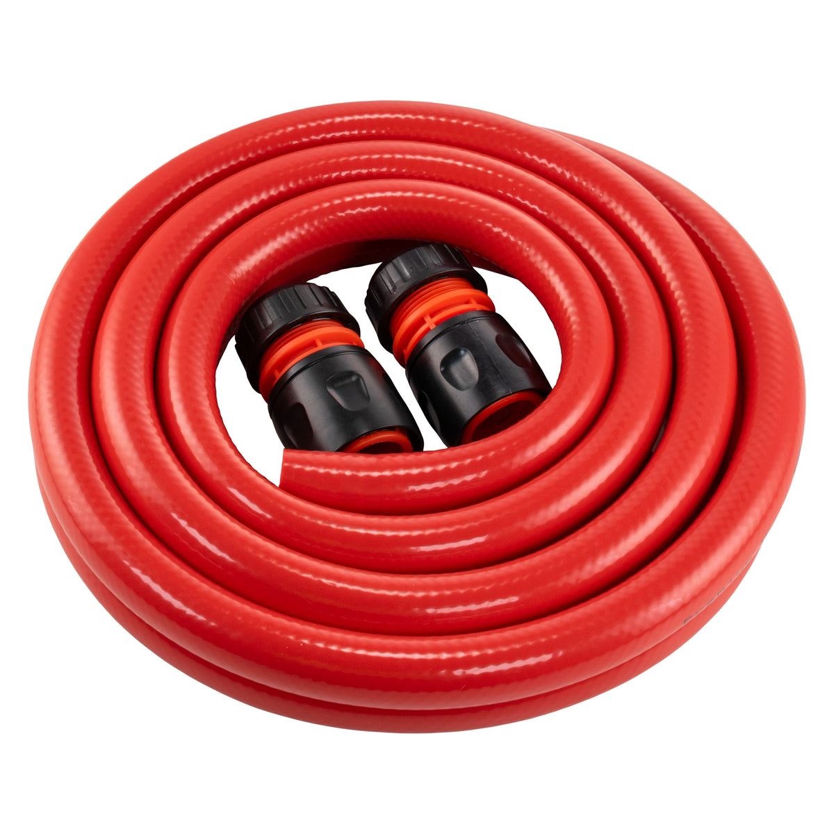 Water Hose Red Set 12.5mm Pipe (Black Connectors)